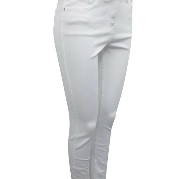 Next White Mid Rise Cotton Rich Skinny Jeans L31  Sizes: 8, 10, 12, 18, 20 - Picture 3 of 5